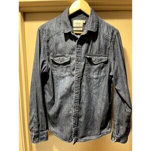 Goodfellow & Co dark denim shirt Men's M